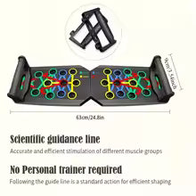 28 in 1 Push up Rack Board System Fitness Workout Train Home Gym Exercise Stands
