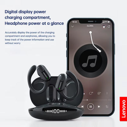 Lenovo XT80 Sports Wireless Earphones – Bluetooth 5.3, AI Translator & LED Display