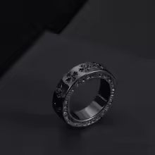 S925 Sterling Silver Retro Couple Rings, Niche Personality His & Hers Set, European & American Style