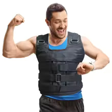 Adjustable Weighted Vest, Oxford Cloth Weight Jacket for Running, Fitness & Strength Training