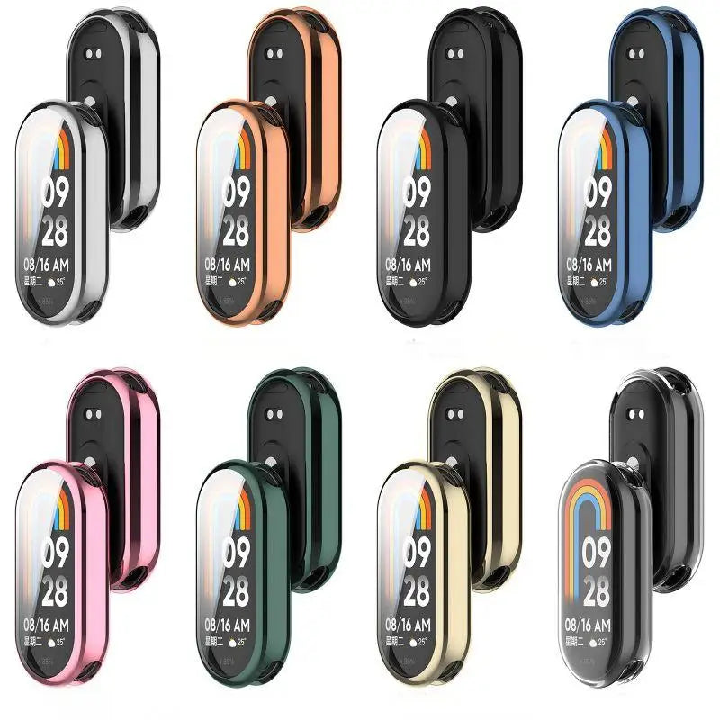 Full Cover Case for Xiaomi Mi Band 9 8 Screen Protec Mi Band9 8 NFC Screen Protector Protective Case Watch Casefor Mi Band8 9